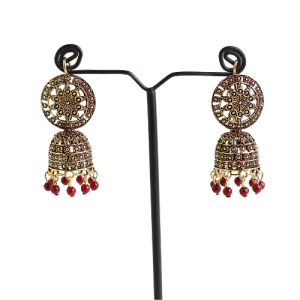 Indian Maroon Jhumky